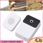 Dilwe cam�ra de porte de porte sans fil sonnette vid�o intelligente cam�ra de sonnette sans fil wifi ...