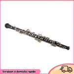 Dilwe hautbois semi - automatique hautbois professionnel cl� c cl�s plaqu�es de style instruments flute ...