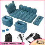 Dilwe lit gonflable de voiture matelas gonflable portable pour voiture lit pneumatique automatique avec ...