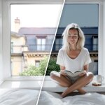 Dimexact - film anti chaleur - argent chrom� - haute durabilit� - 50 cm x 0. 5 m - en rouleau