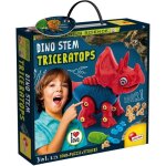 Dino stem - lisciani - i'm a genius - construis ton triceratops - puzzle et autocollants - stem ducatif ...