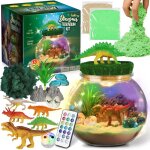 Dinosaure jouets - kit de terrarium dinosaure pour enfants - jouet garcon 4 5 6 7 ans - cadeaux danniversaire ...
