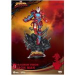 Diorama marvel comics d - stage maximum venom iron man 16 cm - beast kingdom toys