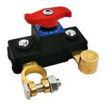 Disjoncteur de batterie coupe - batterie 12v 24vcosses auto renforc�es pour camping - car bateau utilitairepla ...