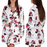 Disney minnie mouse blanc peignoir pour femme avec ceinture peignoir chaud  nouer avec poches robe de ...