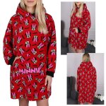 Disney minnie mouse sweatshirt rouge robe de chambre couverture à capuche snuddie chaud doux cadeau 122 ... Disney minnie mouse sweatshirt rouge robe de chambre couverture à capuche snuddie chaud doux cadeau 122 ...