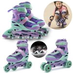 Disney la reine des neiges ? patins soft boot 3 - en - 1 pour enfants rglables  led ? classiques d?entranem ...