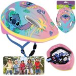 Disney stitch casque de v�lo color� pour enfants filles r�glable 52 - 56 cm