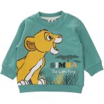 Disney - sweat b�b� molletonn� disney simba roi lion - 100% coton - vert