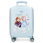 Valise enfant - disney - la reine des neiges - 50 x 33 x 20 cm - bleu ciel - cadenas int�gr�