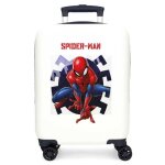 Valise cabine enfant marvel spider - man attack 50 x 33 x 20 cm abs rigide 360� blanc