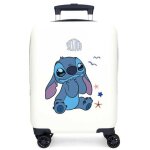 Valise enfant - disney - stitch excited stitch - 50 x 33 x 20 cm - abs - 4 roulettes
