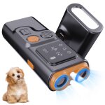 Dispositif anti - aboiement  ultrasons - outil de dressage - 3 modes - 50 pieds - led rechargeable
