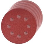 Disques abrasifs 125 mm grain mixte 40 / 60 / 80 / 100 / 120 / 150 / 180 / 240 80 pices avec 8 trous ...