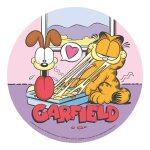 Disque azyme comestible - garfield - 20 cm - d�coration g�teau - anniversaire enfants - multicolore