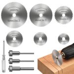 Disques de coupe pour outil rotatif lames de perceuse  disque hss mini lames de scie en acier rapide ...