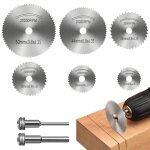 Disques de coupe pour outil rotatif lames de perceuse � disque mini lames de scie en acier rapide circulaire(8 ...