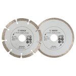 Disques diamants bosch pour carrelage et matriaux de construction - 2 disques  125mm