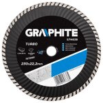 Disque diamant - graphite - turbo wave - 230 x 222 mm - segments turbo - durable