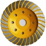 Disque diamant  meuler poncer le bton 125 x 222 mm assiette pour meuleuse pour bton granit pierre ...