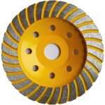 Disque diamant pour meuler et poncer bton granit pierre maonnerie - 125x222mm pour meuleuse