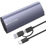 Disque dur externe - bo�tier disque ssd nvme - adaptateur m. 2 pcie nvme m - key / m + b key - 3to - ...