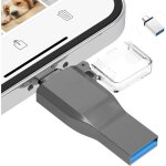 Disque dur externe i phone 3 en 1 64 go ? cl usb pour i - phonei - padandroidpc ? connecteurs usb et ...