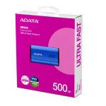Disque dur ssd externe - adata - se880 - 500 go - usb 3. 2 gen 2x2 - bleu