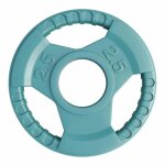 Disque olympique 50 / 51 mm en caoutchouc avec poignes grip