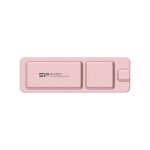 Disque ssd externe - silicon power - px10 - 512go - rose - usb 3. 2 gen 2 - compatible pc mac playstation ...