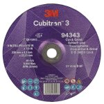 Disque � tron�onner et � meuler - cubitron - 230 mm x 4. 2 mm x 22. 23 mm - noir - c�ramique