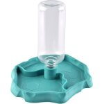 Distributeur 2 en 1 de nourriture anti debordement bol gamelle en plastique pour tortue terrestre gecko ...