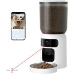Distributeur automatique 6l pour chat - antcool - double cam�ra 2k - wifi 5g - audio bidirectionnel et ...