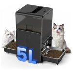 Distributeur automatique de croquettes 5l pour chats et chiens ? programmable 1 - 6 repas / jour double ...