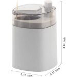 Distributeur automatique de cure - dents pop - up bote de rangement pour cure - dents (gris)
