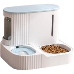 Distributeur automatique de nourriture et deau pour chats gamelle � gravit� pour croquettes et abreuvoirs ...