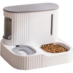 Distributeur automatique de nourriture et deau pour chats mangeoire � gravit� distributeur de croquettes ...
