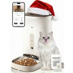 Distributeur automatique de nourriture intelligent 45lamicura f1 pro - double alimentation & s�curit� ...