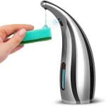 Distributeur automatique de savon liquide sans contact avec capteur infrarouge pour salle de bain cuisine ...