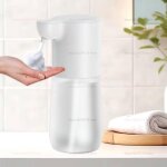 Distributeur automatique de savon moussant sans contact 600ml ? rechargeable usb ? capteur infrarouge ... Distributeur automatique de savon moussant sans contact 600ml ? rechargeable usb ? capteur infrarouge ...
