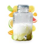 Distributeur boisson avec robinet 87 l - fontaine à eau et cocktail - bol à punch - jarre en verre pour ... Distributeur boisson avec robinet 87 l - fontaine à eau et cocktail - bol à punch - jarre en verre pour ...