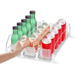 Distributeur de canettes de r�frig�rateur de 38 cm organisateur de canettes de soda � 3 rang�es cuisine ...