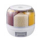 Distributeur de céréales resteq - 3 kg pratique et rotatif 360° transparent Distributeur de céréales resteq - 3 kg pratique et rotatif 360° transparent