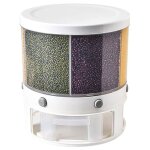 Distributeur de crales rotatif - distributeur de riz - seau de rangement de riz - distributeur de crales ...