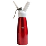 Distributeur de cr�me 500 ml siphon � cr�me professionnel en aluminium avec 3 buses pour chantilly cr�mes ...