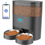 Distributeur de croquettes automatique - non spcifi - 6l - wifi 2. 4g - programmable - contrle app ...