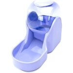 Distributeur croquettes et eau pour chien / chat 38l eau + 15kg nourriture plastique (bleu)