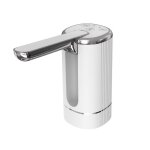 Distributeur deau automatique - pompe pliable - 1200mah - commande par bouton - noir