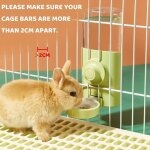 Distributeur eau lapin 600ml suspendue abreuvoir lapin automatique biberon cochon dinde anti - goutte ...