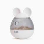 Distributeur de friandises pour chat - catit - pixi - design oreilles de souris - blanc Distributeur de friandises pour chat - catit - pixi - design oreilles de souris - blanc